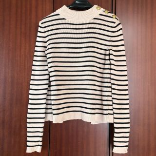 RED VALENTINO - タイムセール 美品 ボーダーニット トップス レッド ...