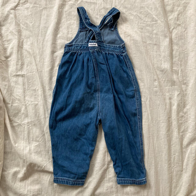 babyGAP(ベビーギャップ)のベビーギャップ　デニムオーバーオール　2歳 キッズ/ベビー/マタニティのキッズ服男の子用(90cm~)(パンツ/スパッツ)の商品写真