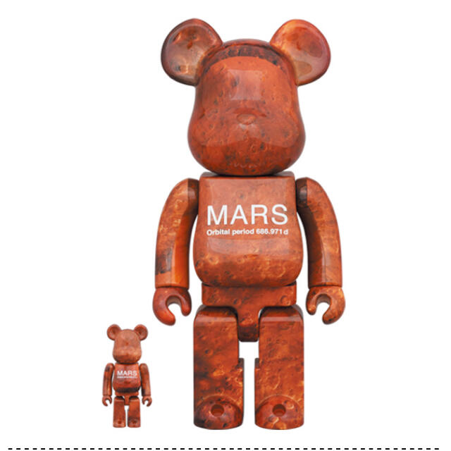 MEDICOM TOY(メディコムトイ)のBE@RBRICK MARS 100%&400% エンタメ/ホビーのフィギュア(その他)の商品写真