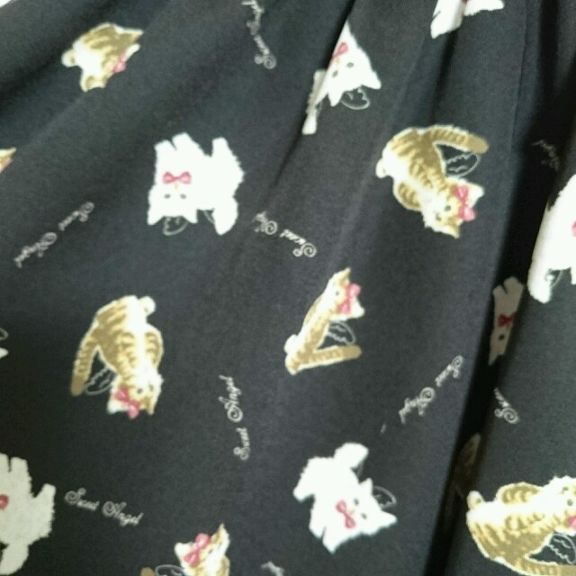 Ank Rouge(アンクルージュ)の編み上げ猫柄スカート♡ レディースのスカート(ミニスカート)の商品写真