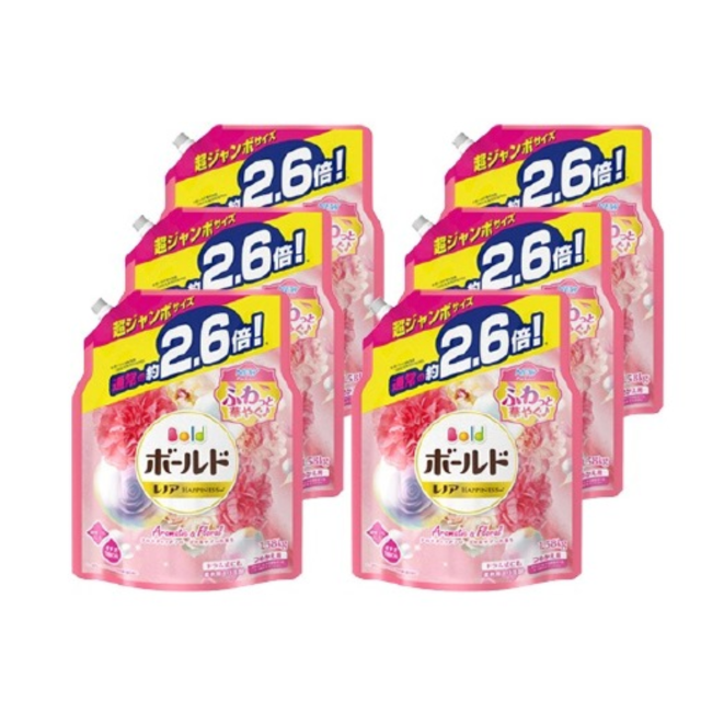 アロマティックフローラル＆サボンの香りつめかえ用 1.58kg×6個セット