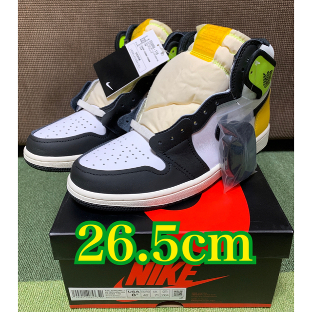 メンズ26.5cm Nike Air Jordan 1 High Volt Gold
