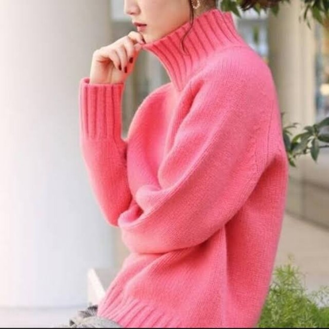 Spick and Span カシミヤウール タートルプルオーバー a9xc68uAUl