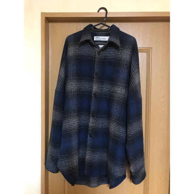 dairiku 18aw オーバーサイズフランネルチェックシャツ メンズのトップス(シャツ)の商品写真