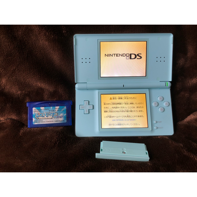 ニンテンドー DS lite 本体 アイスブルー ×クリア　ポケモンソフトセット