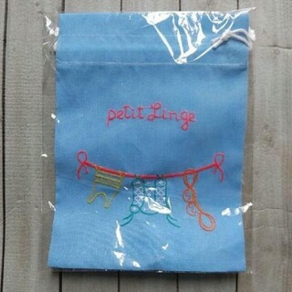 ベトナム刺繍 巾着(ポーチ)