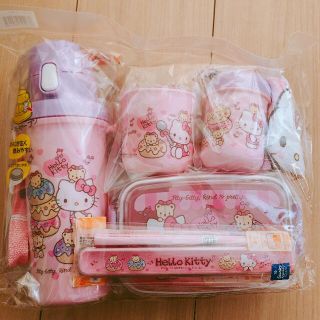 新品未使用 ランチセット キティちゃん (弁当用品)