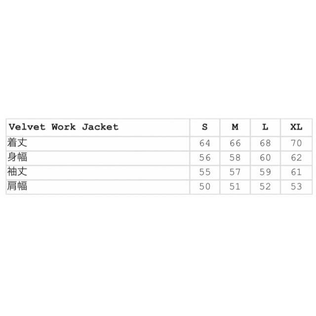 【XL】Supreme Velvet Work Jacket