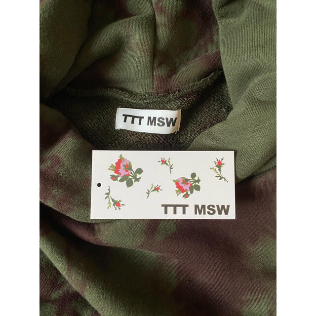 ttt_msw tie-dye hoodie khaki L