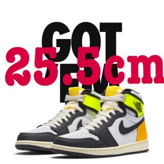 ナイキ(NIKE)のエアジョーダン1 HIGH OG "VOLT GOLD"(スニーカー)