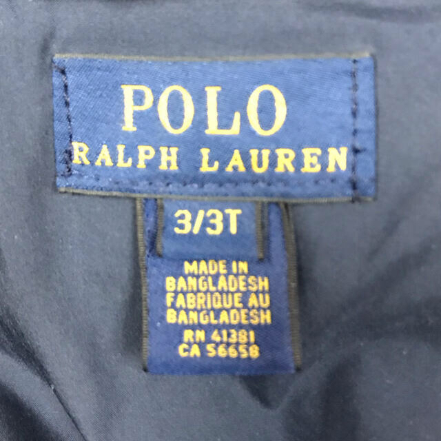 POLO RALPH LAUREN(ポロラルフローレン)のラルフローレン　ダウン　男の子用　3〜5歳 キッズ/ベビー/マタニティのキッズ服男の子用(90cm~)(ジャケット/上着)の商品写真