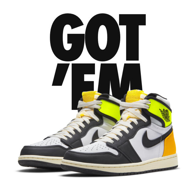 nike air jordan 1 volt gold