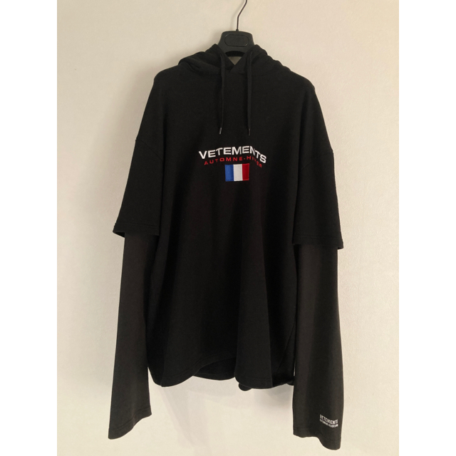 VETEMENTS 2018aw フランス国旗パーカーパーカー