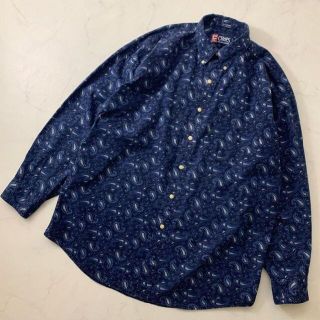 ラルフローレン(Ralph Lauren)の【一点物】ラルフローレン　長袖シャツ　ペイズリー柄　ゆるコーデ　古着　メンズ(シャツ)