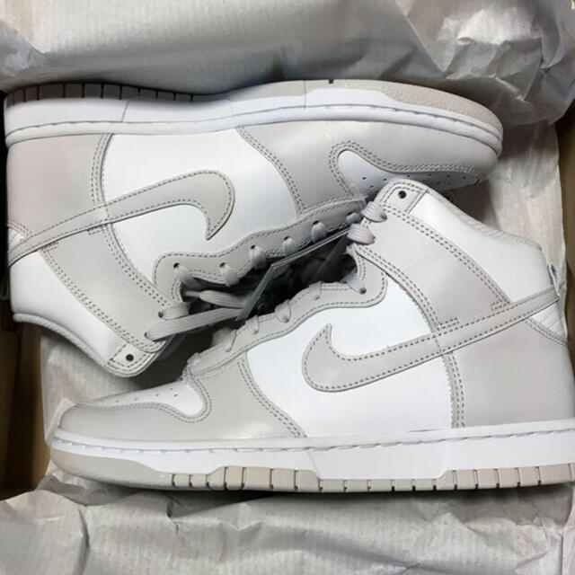 NIKE DUNK HIGH WHITE VAST GREY ナイキ ダンクハイのサムネイル