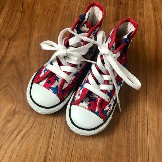 コンバース(CONVERSE)のコンバース星柄　ハイカットスニーカー15センチ(スニーカー)