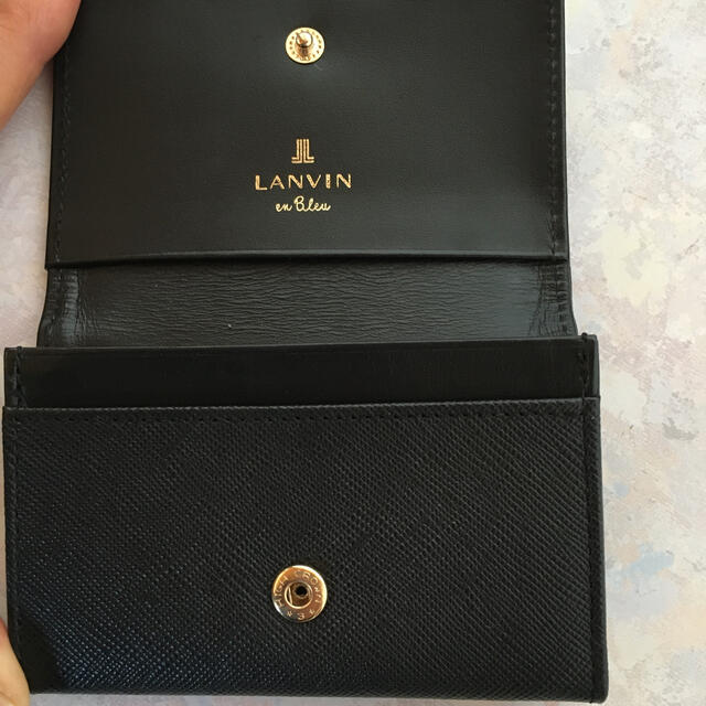 LANVIN en Bleu(ランバンオンブルー)の＊LANVIN 名刺入れ　ランバンオンブルー＊カード入れ　名刺入れ メンズのファッション小物(名刺入れ/定期入れ)の商品写真