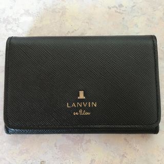 ランバンオンブルー(LANVIN en Bleu)の＊LANVIN 名刺入れ　ランバンオンブルー＊カード入れ　名刺入れ(名刺入れ/定期入れ)