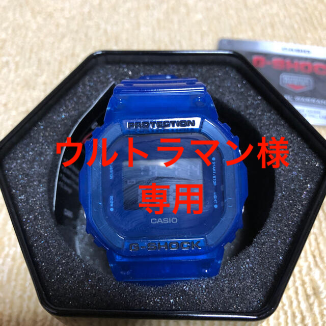 【新品、保証書付】G-SHOCK DW-5600SB-2 スケルトンブルージーショック