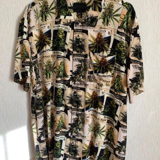 HUF ハフ　大麻　アロハシャツ　柄シャツ