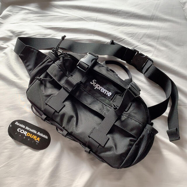 Supreme(シュプリーム)のsupreme 19AW Waist Bag ウエストバック 黒 メンズのバッグ(ウエストポーチ)の商品写真