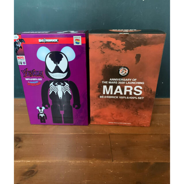 BE@RBRICK Mars 100％ & 400％ VENOM