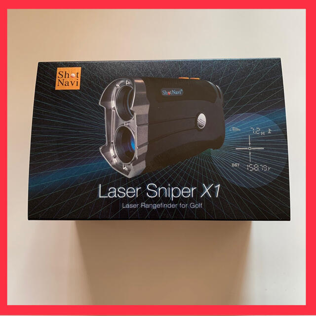 レーザー距離測定器【新品未使用】shot navi laser sniper x1 ゴルフ用品