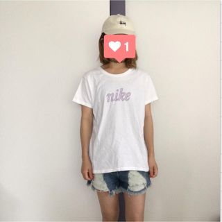 ナイキ(NIKE)のNIKE レース柄ロゴTEE(Tシャツ(半袖/袖なし))