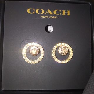 COACH - COACH ピアス ピンクゴールド ローズゴールドの通販 by