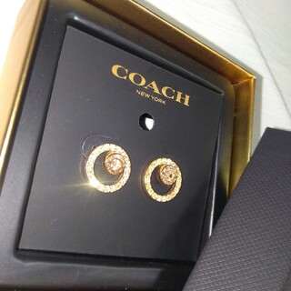 COACH ピアス ピンクゴールド ローズゴールド