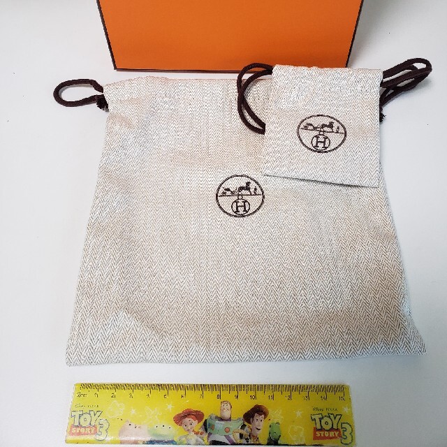Hermes(エルメス)のエルメスSHOP箱巾着リボン レディースのバッグ(ショップ袋)の商品写真