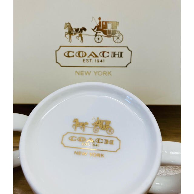 MINTON(ミントン)の【新品・未使用】MINTON スプーン　COACH マグ インテリア/住まい/日用品のキッチン/食器(食器)の商品写真