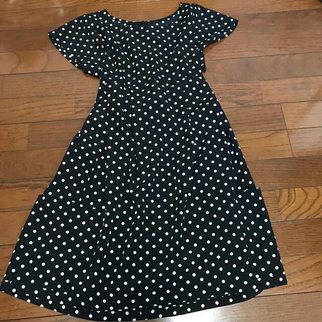 agnes b.(アニエスベー)のアニエスベー ワンピース　ドッド柄　12ans キッズ/ベビー/マタニティのキッズ服女の子用(90cm~)(ワンピース)の商品写真