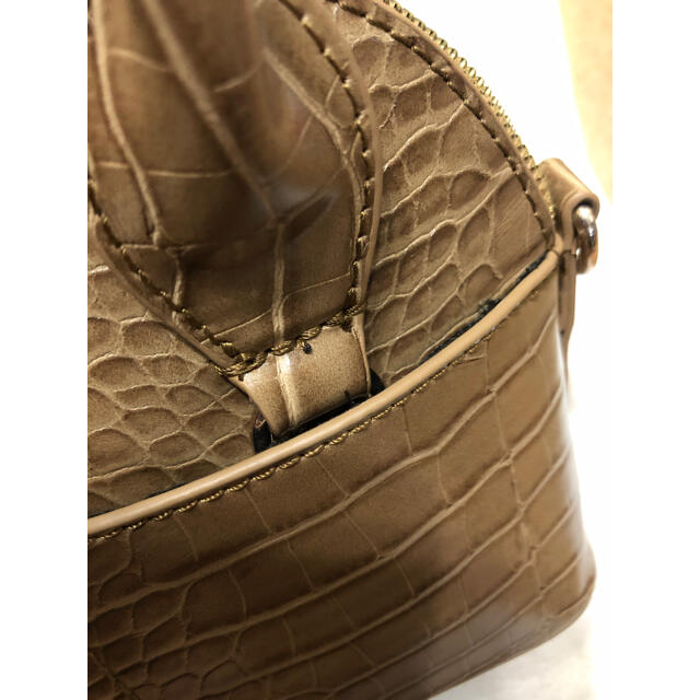 ZARA(ザラ)のZARA アニマル柄　ミニボストン　ミンクグレー レディースのバッグ(ショルダーバッグ)の商品写真