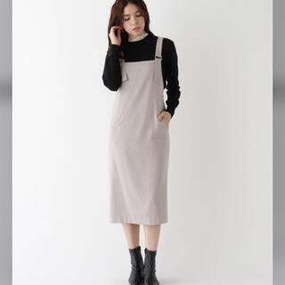 エージーバイアクアガール(AG by aquagirl)のエージーバイアクアガール　サキソニージャンパースカート(ひざ丈ワンピース)