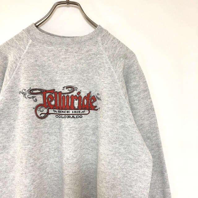 90s USA製 Hanes スウェット トレーナー プリント コロラド