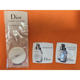 ディオール(Dior)のDior メイクアップスポンジ、美容液(サンプル)セット(その他)