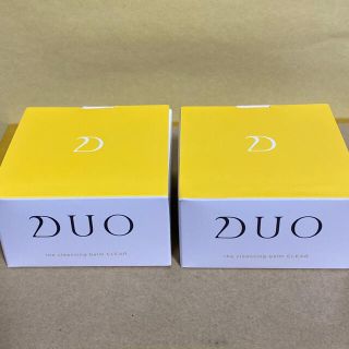 値下げ！　2点　DUO(デュオ) ザ クレンジングバーム クリア(90g)(クレンジング/メイク落とし)