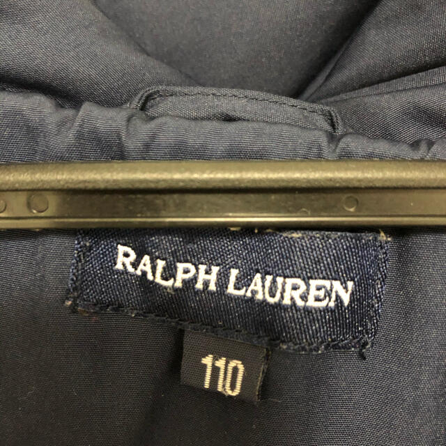 Ralph Lauren(ラルフローレン)のラルフローレン  ペプラム　ダウンジャケット　110 美品 キッズ/ベビー/マタニティのキッズ服女の子用(90cm~)(ジャケット/上着)の商品写真