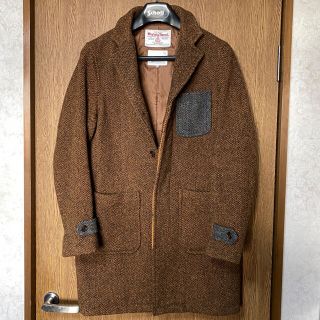 セブンデイズサンデイ(SEVENDAYS=SUNDAY)の【値下げしました】Harris Tweed   ハリスツイード　チェスターコート(チェスターコート)