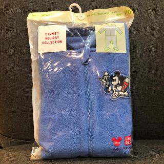 ユニクロ(UNIQLO)のオールインワン　ミッキー　70cm ユニクロ(カバーオール)