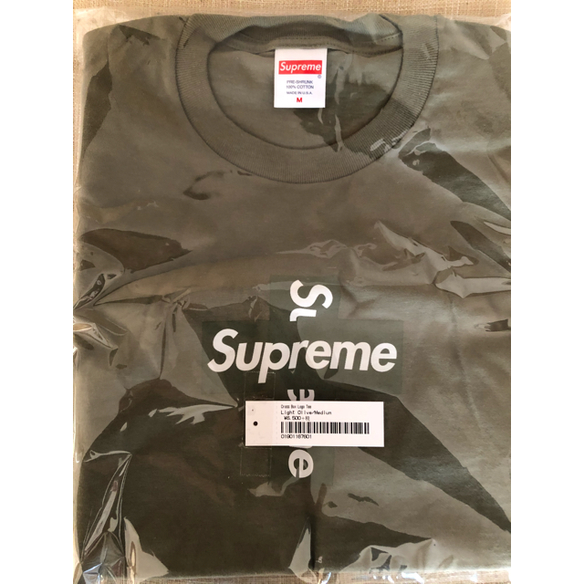 Supreme Cross Box Logo Tee Light Olive