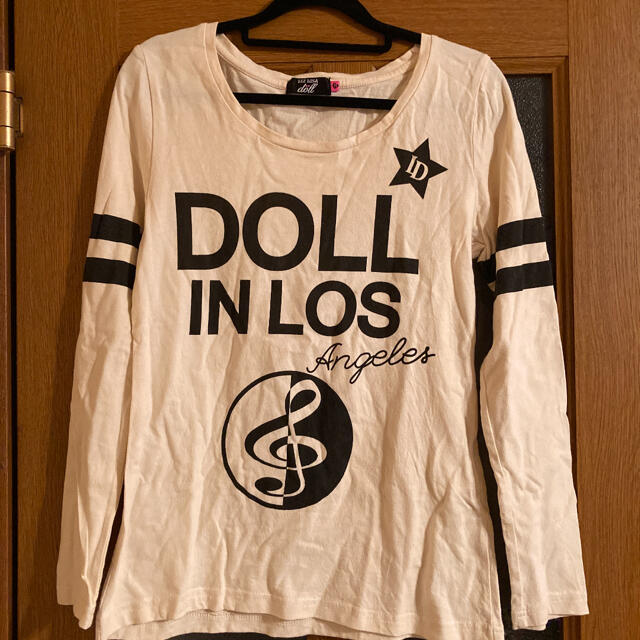 LIZ LISA doll(リズリサドール)のリズリサドール　オフホワイト　ロンT M レディースのトップス(Tシャツ(長袖/七分))の商品写真