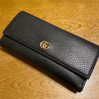 グッチ(Gucci)の早い者勝ち！最終値下げ！GUCCI グッチ　長財布　黒　男女OK 美品(長財布)