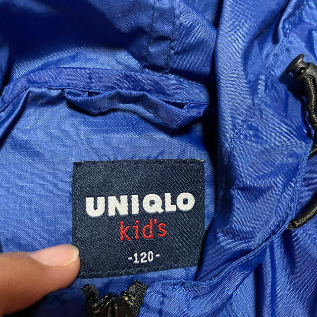 UNIQLO(ユニクロ)のUNIQLO kids 120 ウィンドブレーカー キッズ/ベビー/マタニティのキッズ服男の子用(90cm~)(ジャケット/上着)の商品写真