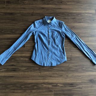 アバクロンビーアンドフィッチ(Abercrombie&Fitch)のアバクロンビー&フィッチ　ストライプシャツ(シャツ/ブラウス(長袖/七分))