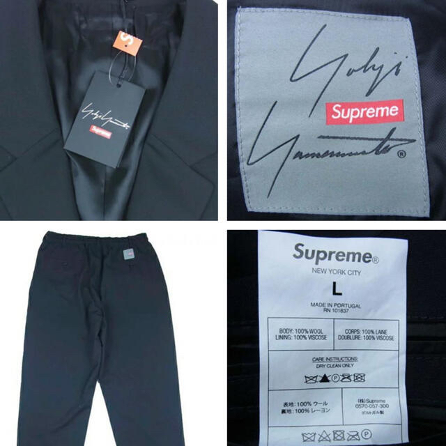 SUPREME yohji yamamoto 20AW suit ブラック L - セットアップ