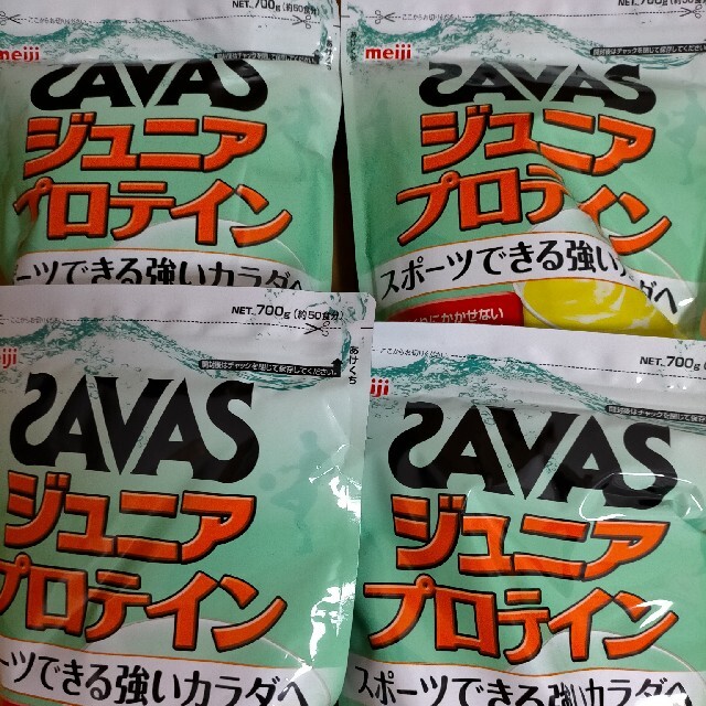 ザバス　ジュニアプロテイン　マスカット　700g×4健康食品