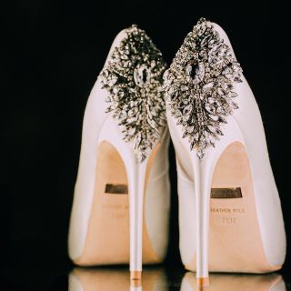 ジミーチュウ(JIMMY CHOO)のBadgley Mischka パンプス　ブライダルシューズ　ウェディング(ハイヒール/パンプス)