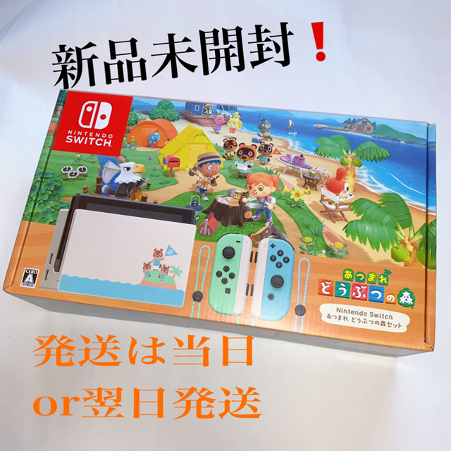 【新品未開封】ニンテンドースイッチ あつまれどうぶつの森セット